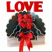 Premium Yumoş Kırmızı Peluş Ayıcık Buketi, Sevgiliye, Doğum Gününe Hediye thumbnail 6