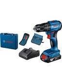 Bosch Professional GSB 185-Li 2.0 Ah Tek Akülü Kömürsüz Motor Darbeli Matkap + 23 Parça Aksesuar Set - 06019K3102 - 1