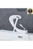 Banyo Lavabo Bataryası Beyaz Renk Şelale Yeni Tasarım 7 Yıl Garantili İthal - 1