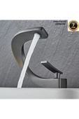 Banyo Lavabo Bataryası Antrasit Renk Şelale Yeni Tasarım 7 Yıl Garantili İthal - 1