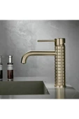 Banyo Lavabo Bataryası Mat Gold Renk Yeni Model 7 Yıl Garantili Ithal - 7