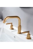 Banyo Lavabo Bataryası Ankastre Antik Renk  3'lü Set Yeni 7 Yıl Garantili İthal - 2