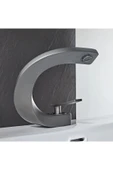Banyo Lavabo Bataryası Antrasit Renk Şelale Yeni Tasarım 7 Yıl Garantili İthal - 2