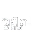 Banyo Lavabo Bataryası Ankastre 3lü Set Antik Renk Yeni Model 7 Yıl Garantili İthal - 6