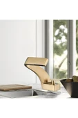 Banyo Lavabo Bataryası Mat Gold Renk Şelale Yeni Tasarım 7 Yıl Garantili İthal - 5