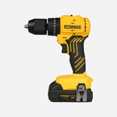RTRMAX RTS5012 Akülü Darbeli Matkap Kömürsüz 2 x 2 Ah 20V S Lion Akü - 1