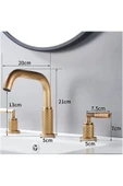 Banyo Lavabo Bataryası Ankastre Antik Renk  3'lü Set Yeni 7 Yıl Garantili İthal - 3