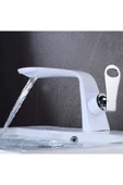 Banyo Lavabo Bataryası Beyaz/Krom Yeni Model Şelale 7 Yıl Garantili İthal - 2
