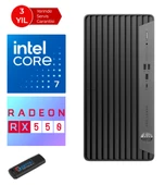 Hp 400 Pro G9 Intel Core I7-13700 32GB 4tb SSD Freedos 4GB/RX550 Masaüstü Bilgisayar RX6U4T6EAF15+ZETTAUSBBELLEK thumbnail 1