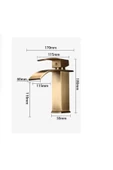 Banyo Lavabo Bataryası Şelale Antik Renk Yeni Tasarım 7 Yıl Garantili İthal - 4