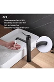 Banyo Çanak Lavabo Bataryası Siyah Renk Yeni Model 7 Yıl Garantili Ithal thumbnail 4