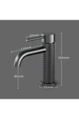 Banyo Lavabo Bataryası Siyah Renk Yeni Model 7 Yıl Garantili Ithal - 5