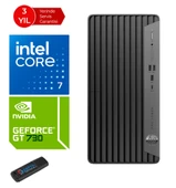 Hp 400 Pro G9 Intel Core I7-13700 48GB 1tb SSD Freedos 4GB/GT730 Masaüstü Bilgisayar NV6U4T6EAF18+ZETTAUSBBELLEK thumbnail 1