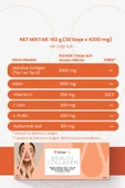 Wiserlife Beauty Collagen Hidrolize Kolajen Tip I-III Hyaluronik Asit Glisin L-Lizin ve Vitamin C İçeren Takviye Edici Gıda 30 Saşe 2 ADET thumbnail 6
