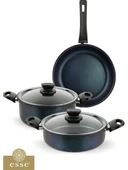 Esse Green 5 Parça Set Karnıyarık Tencere 24 cm -  24 cm - 22cm thumbnail 1