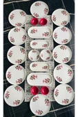 QUEEN  Snowdrop 12 Kişilik 22 Parça Kahvaltı Takımı - 1