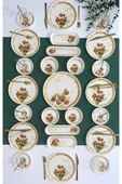 QUEEN  Vintage Tulip 8 Kişilik 25 Parça Kahvaltı Takımı - 1