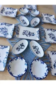 QUEEN  Jasmine Pattern 8 Kişilik 17 Parça Kahvaltı Takımı - 2
