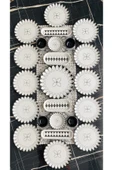QUEEN  Black Ellipse Model 12 Kişilik 23 Parça Kahvaltı Takımı - 1