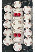 QUEEN  Snowdrop 12 Kişilik 21 Parça Kahvaltı Takımı - 1