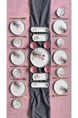 QUEEN  Garden Model 6 Kişilik 21 Parça Kahvaltı Takımı - 1
