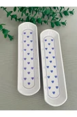 Fein  Love Mavi Kalp 2 Adet Zeytinlik Tabak - 1