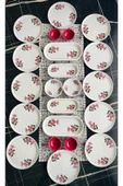 QUEEN  Snowdrop 12 Kişilik 22 Parça Kahvaltı Takımı - 1