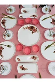 QUEEN  Gülpembe Model 6 Kişilik 23 Parça Kahvaltı Takımı - 3