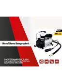 METAL GÖVDE ARAÇ ÇAKMAKLIK HAVA KOMRESÖRÜ 12 VOLT - 2