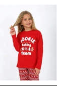 Kız Çocuk Uzun Kollu %100 Pamuklu Pijama Takımı 2/5 Yaş - 3