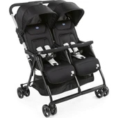 Nessiworld   Chicco Ohlala Twin İkiz Bebek Arabası Black Nigth - 2