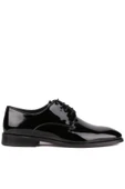 Shoetyle - Siyah Rugan Deri Bağcıklı Erkek Klasik Ayakkabı 250-2239 thumbnail 1