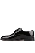 Shoetyle - Siyah Rugan Deri Bağcıklı Erkek Klasik Ayakkabı 250-2239 thumbnail 3