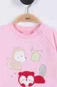 Sincap Sweatshirt Pantolon Kız Bebek Alt Üst Takım Kız Bebek 2'li Takım Kız Bebek İkili Takım - 8