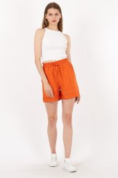 Twenty3 Kadın Ayrobin Beli Lastikli Cepli Şort - 9