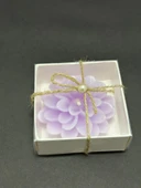 Lotus Mor Mum 4 Adet Süslü Hediyelik - 4