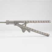 Laparoskopik Sağ El Needle Holder - Metal Saplı - PraticMed - 2
