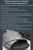Anatomik Tabanlı Günlük Dikişli Siyah Kadın Terlik Topuk Dikeni Destekli Ortopedik Medikal Medically - 6