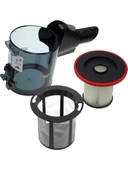 Bosch Unlimited Serie 6 Şarjlı Süpürge Toz Haznesi Kırmızı Filtreli - 1