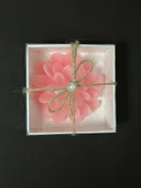 Lotus Pembe Mum 4 Adet Süslü Hediyelik - 3