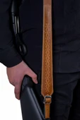 Tüfek Askı Kayışı - Savage - Lüks Deri -Taba - 5