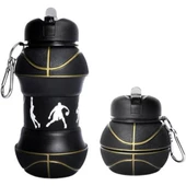 Periboia Basketbol Topu Tasarımlı Akordiyon Su Şişesi - 2