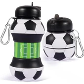 Periboia Futbol Topu Tasarımlı Akordiyon Su Şişesi - 1
