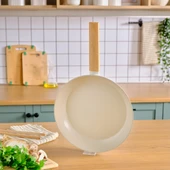 Karaca Swiss Crystal Almond Cream İndüksiyon Tabanlı Tava 26 Cm thumbnail 4