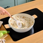 Swiss Crystal Almond Cream Indüksiyon Tabanlı Karnıyarık Tencere 26 cm - 2