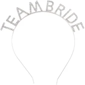 Gümüş Kaplama Kristal Taşlı Team Bride Taç thumbnail 1