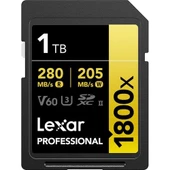 LEXAR 1TB  PROFESSIONAL 1800X LSD1800001T-BNNNU SDHC HAFIZA KARTI - 1
