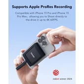 LEXAR 1TB SL500 PORTABLE SSD LSL500X001T-RNBNU USB 3.2 SSD HARİCİ DİSK thumbnail 4