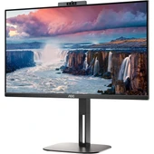 AOC 23.8" IPS 24V5CW/BK 1MS 75Hz HDMI-DP-USB-C Pivot Video Konferans Monitör Outlet (Kutu Açık) - 1