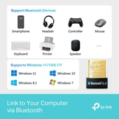 TP-LINK UB500 v2 Bluetooth 5.3 Nano USB Adaptör - 6